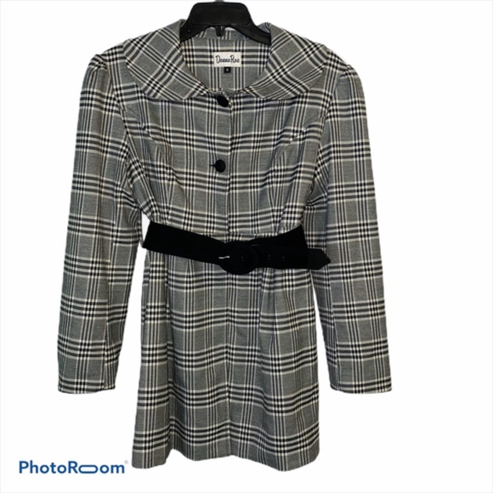 Donna Rae‎ Plaid Coat 8